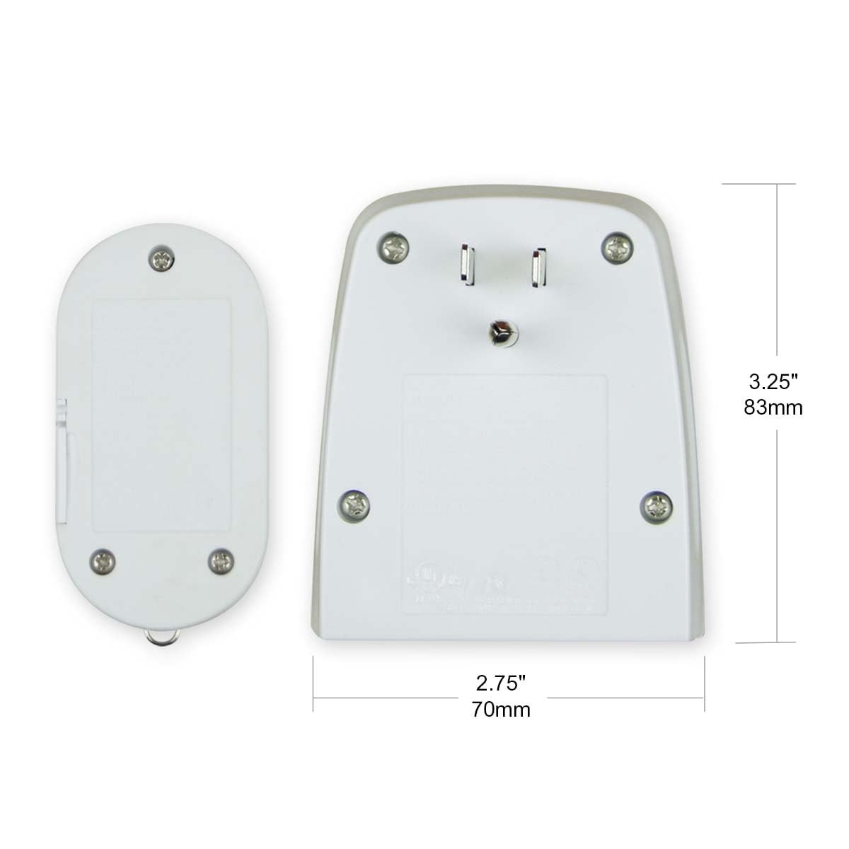 Indoor Wireless Remote Control Outlets – 100-Foot RF Range, 3 Receivers & 1 R...