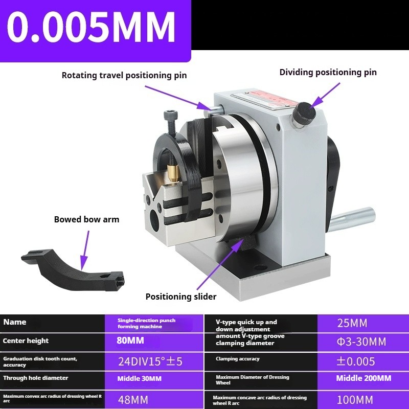 Slotless High-Precision Grinding Needle Machine Punching Machine 0.005