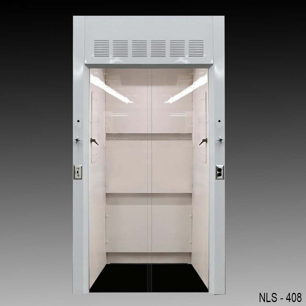4' Laboratory Fume Hood /Chemical Walk-in / Valves / Dual Sash E1-330