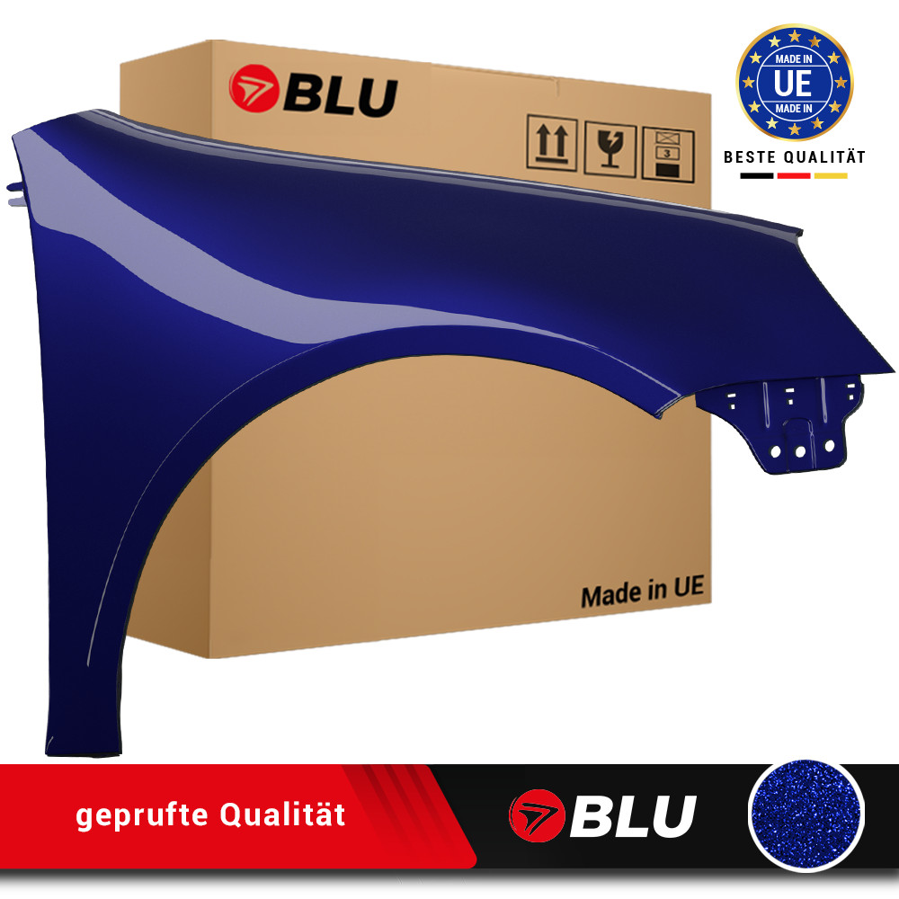 Fender for VW Golf V 5 LD5Q right blue front painted hatchback galvanized