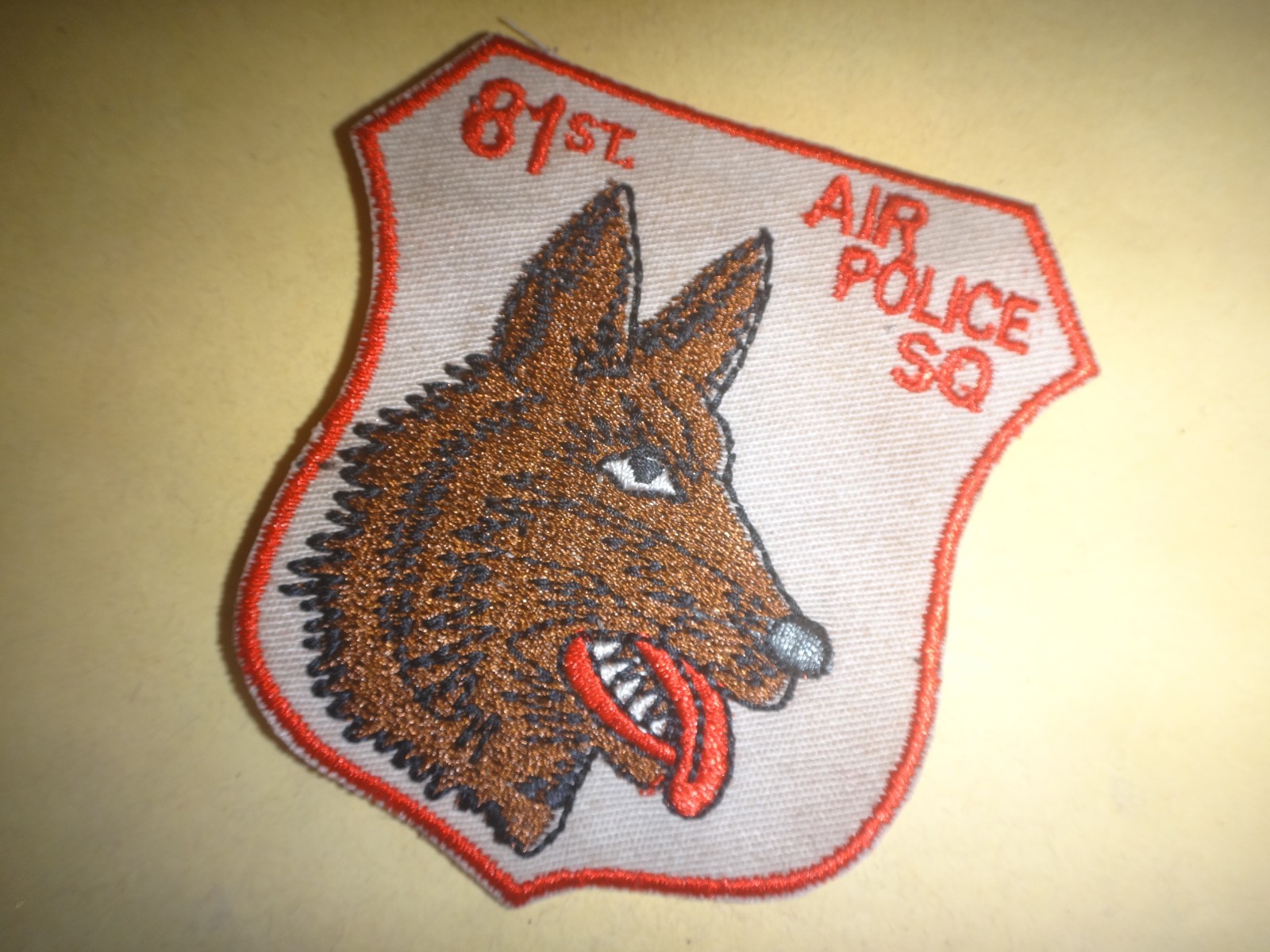 USAF 81st Air Police Squadron Vietnam War Patch