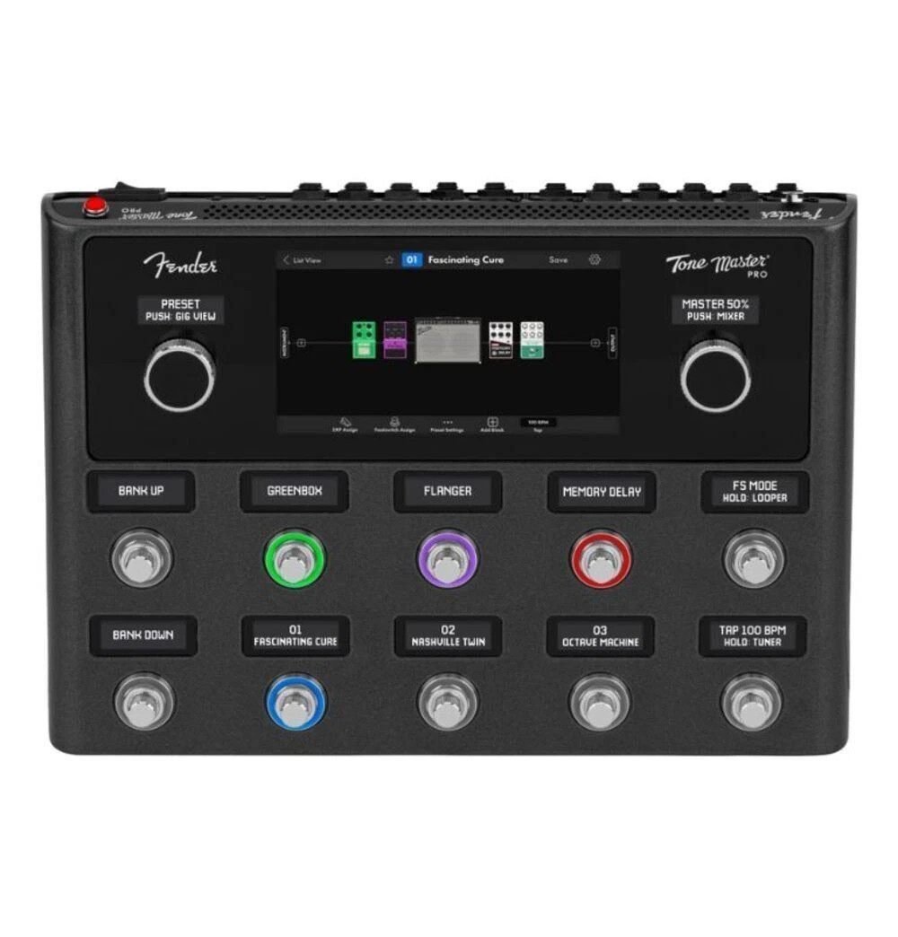 Fender Tone Master Pro Mullti effects Guitar Pedal Workstation Tonemaster Pedal