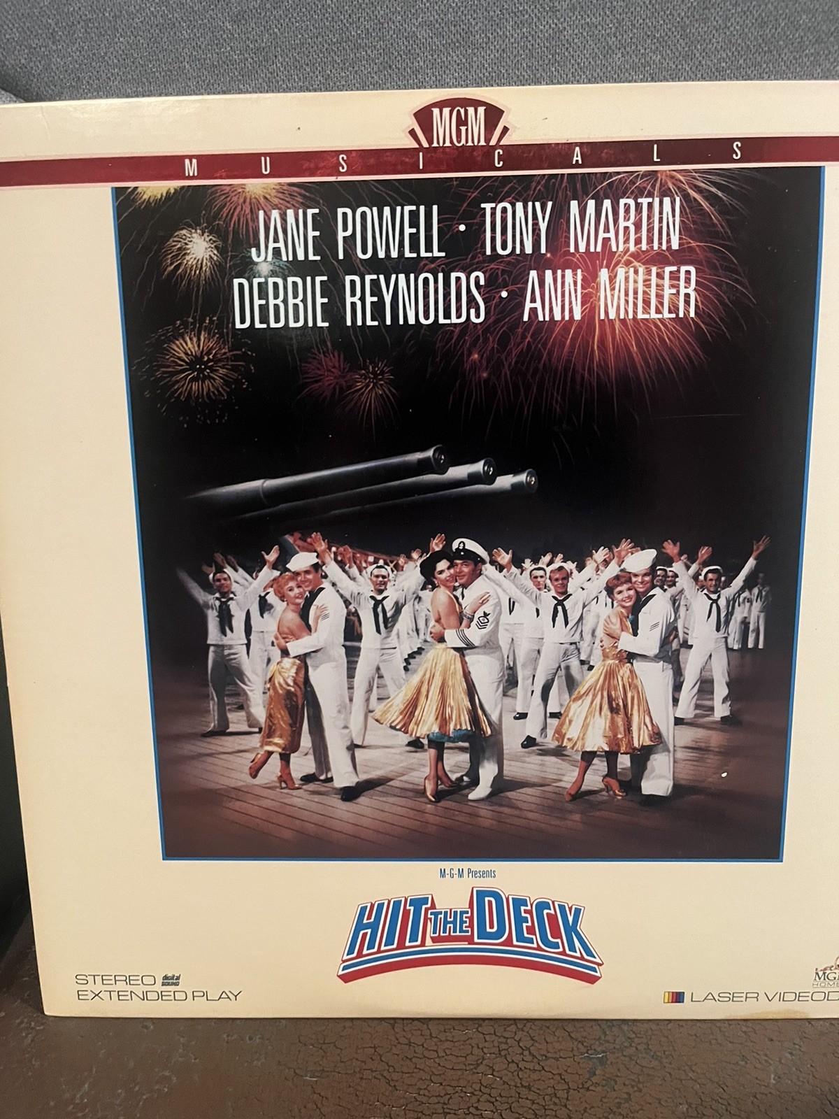 HIT THE DECK LASERDISC* JANE POWELL* ANN MILLER* DEBBIE REYNOLDS