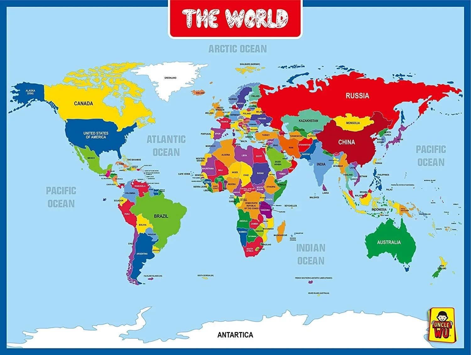 World Map To Write On