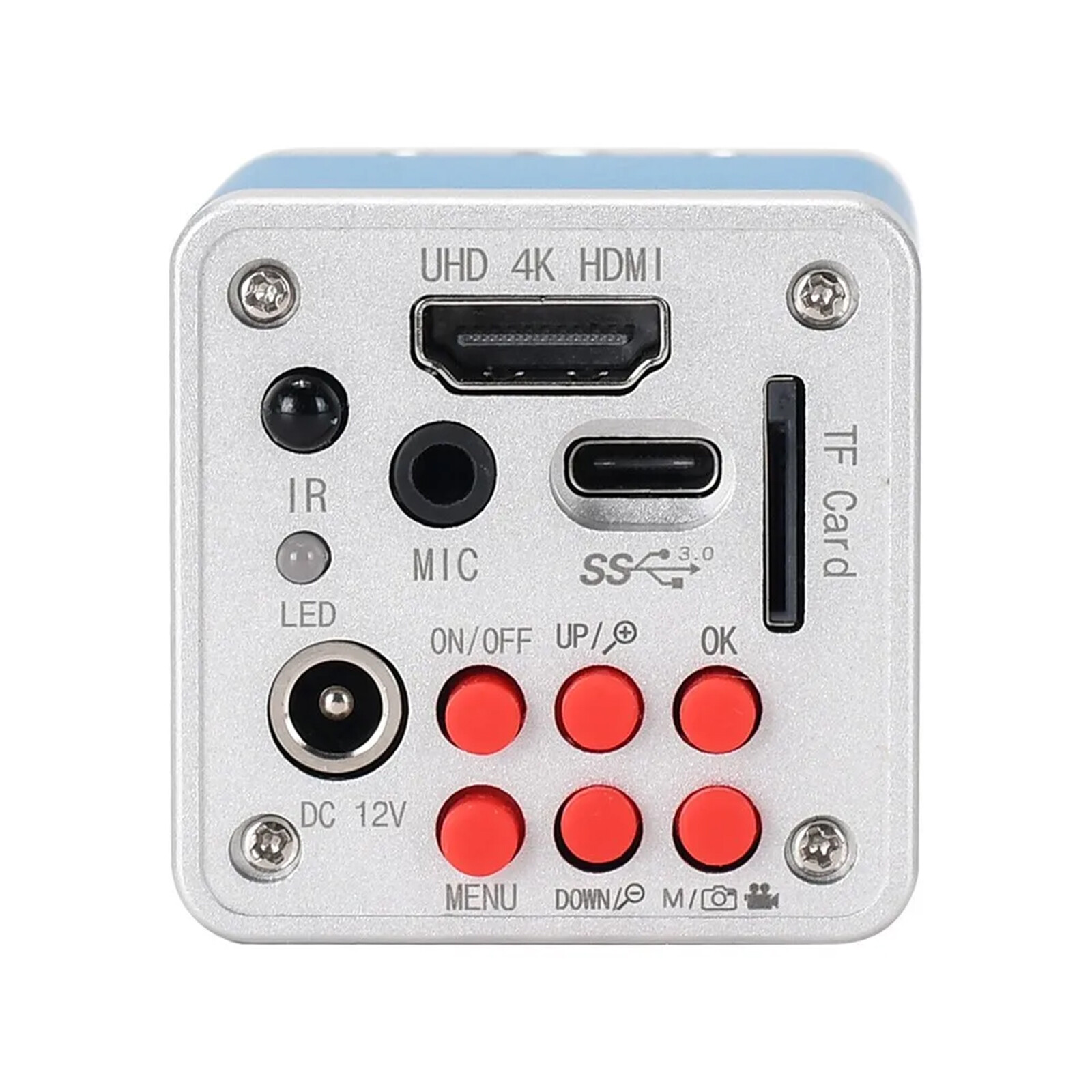 HY-6110 DC 12V 4K Microscope Camera Telescope Electronic USB Camera &32G TF Card