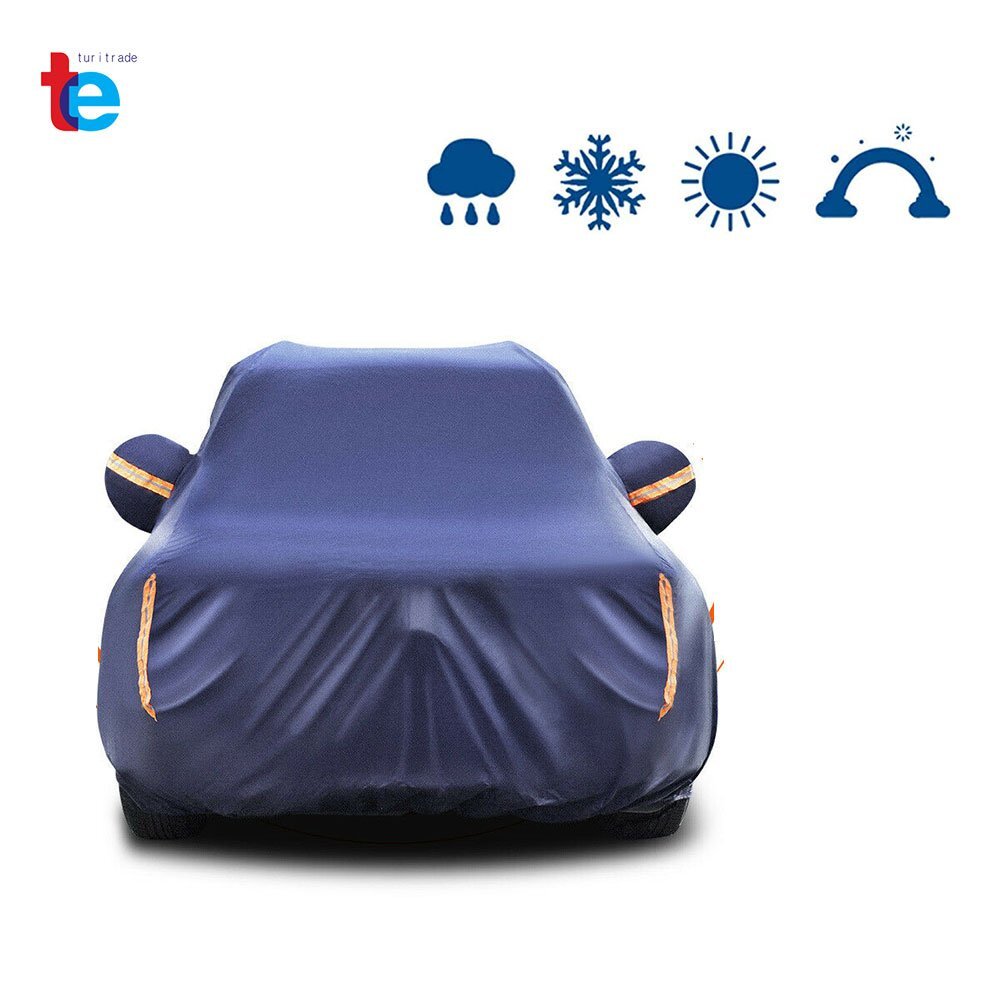 17FT SUV Full Car Cover Waterproof Snow Rain Resistant All Weather Protection