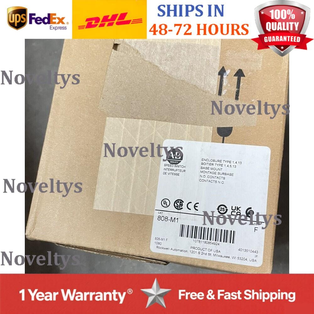 NEW SEALED 808-M1 Allen Bradley Style M Low Speed / Zero Switch 50-1000 RPM N.O