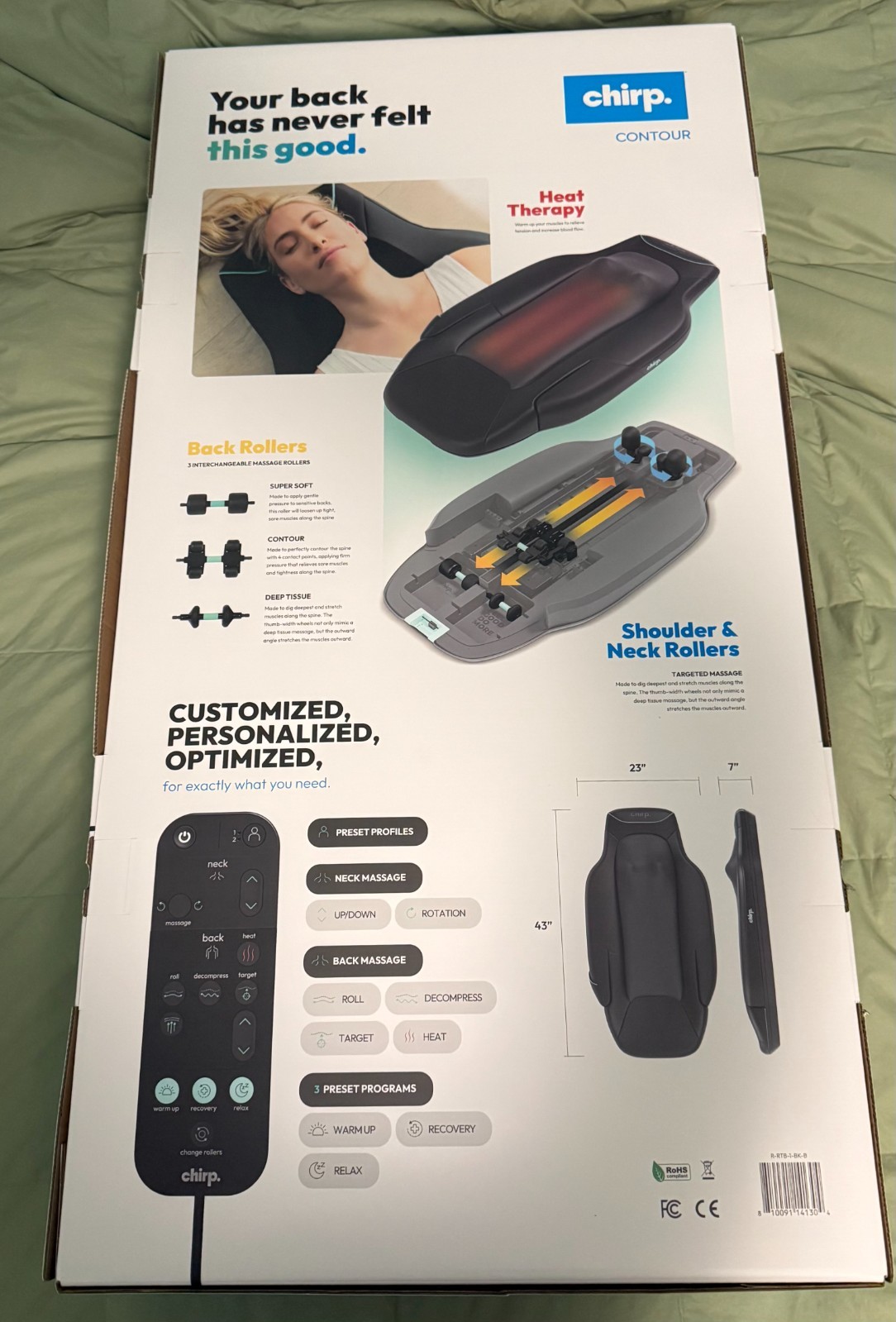 Chirp Contour Massage Table | New |