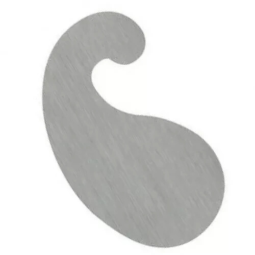 4Pcs Multi Shaped Scraper Set 2 Rectangle 1 concave/convex & Gooseneck