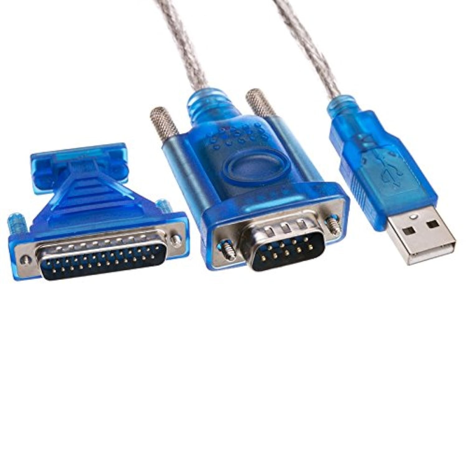 axGear New USB 2.0 to RS232 COM Port 9 Pin Serial DB25 DB9 Adapter Cable...