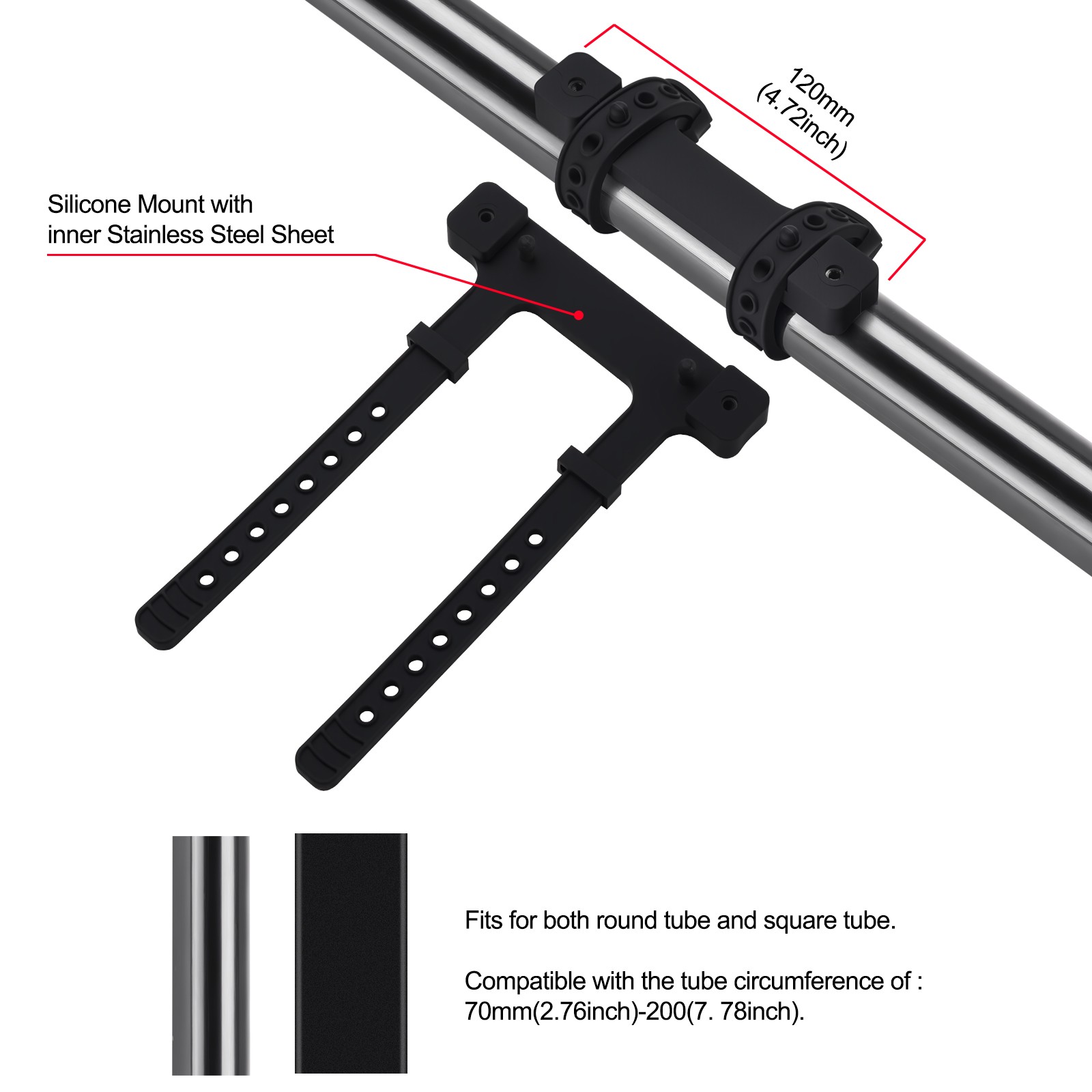 Bicycle Mount Bracket For JBL Charge 6 5 4 3 ESSENTIAL Bluetooth Speaker Holder