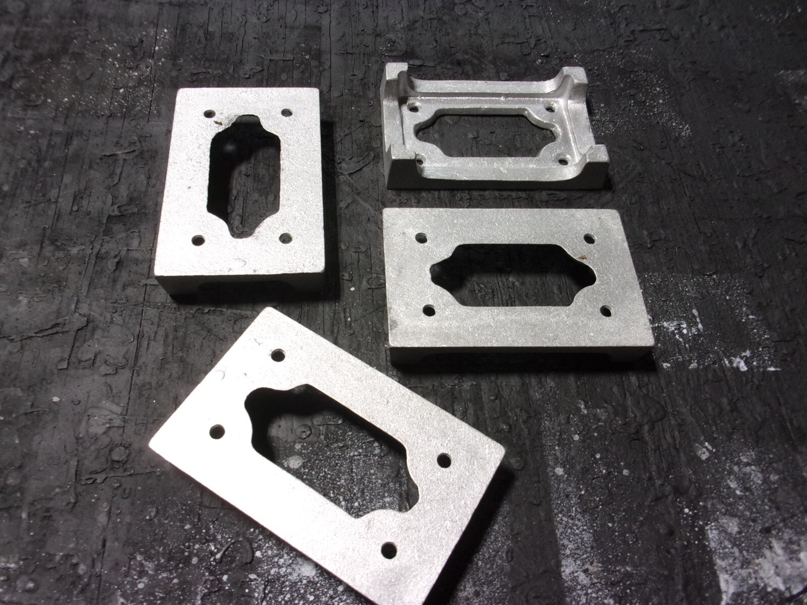 4x6 Post Base Column Base Plinth Heavy Duty Aluminum  Free Shipping Package of 4