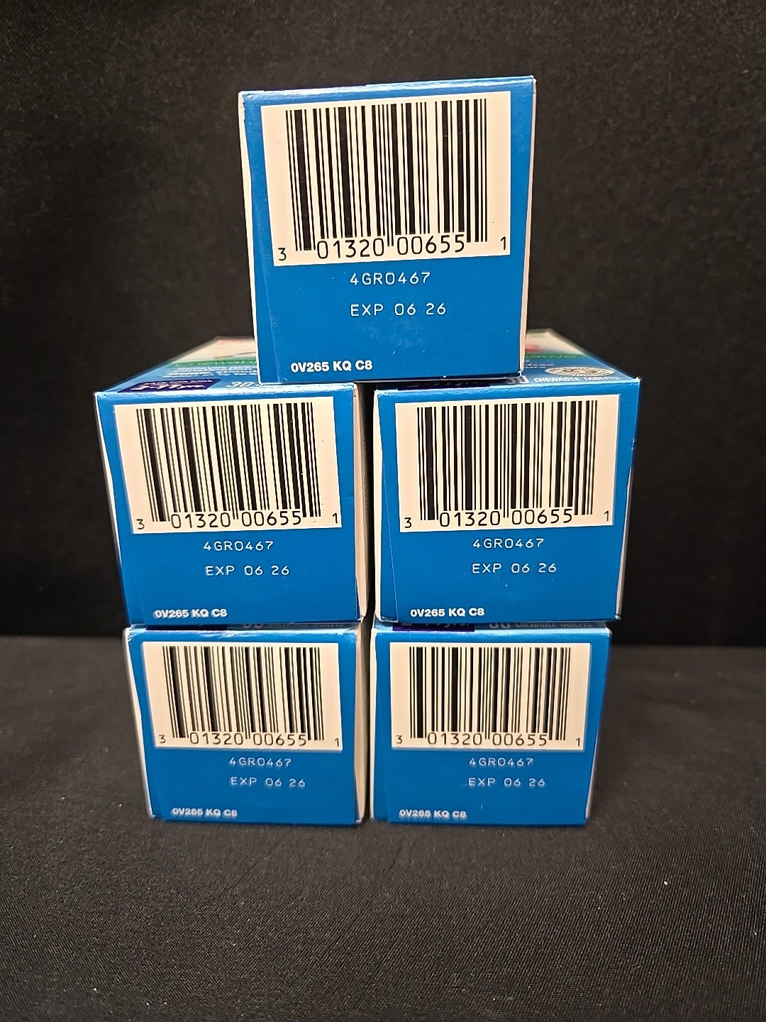 5pc Lot Pedia-Lax Chewable Laxative 30 Chewable Tablets Each Exp 6/26