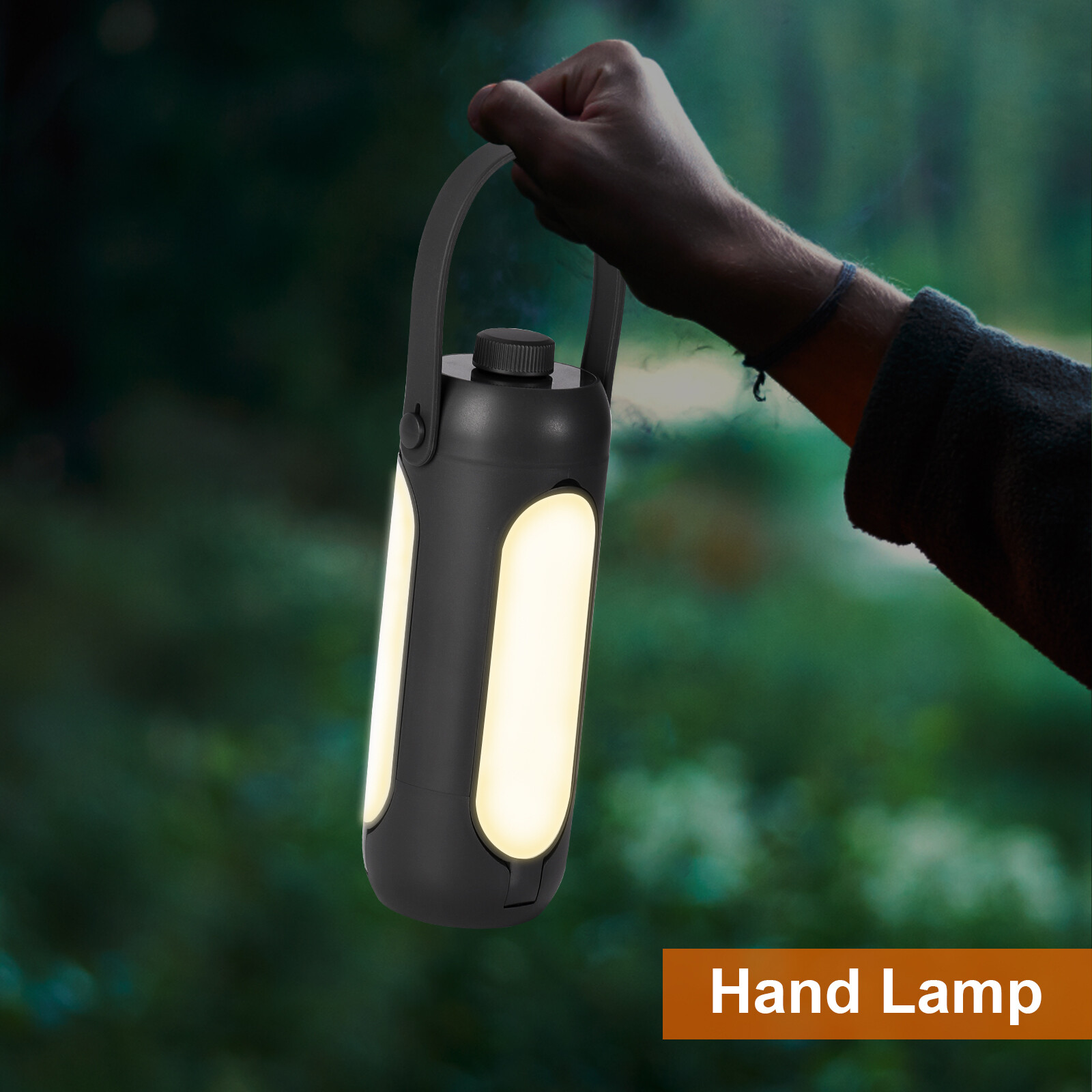 Foldable USB LED Flashlight Tent Light Rechargeable Camping Multifunctional Lamp