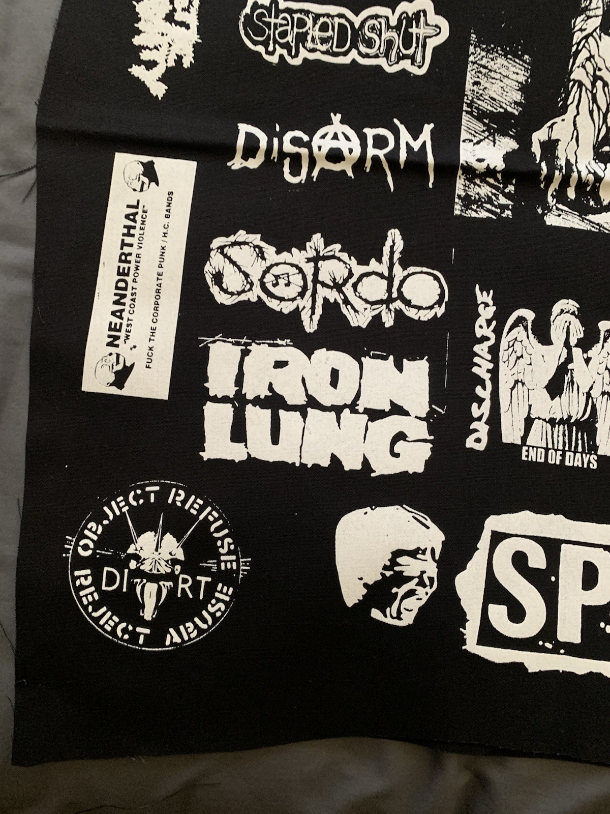 Crust Punk Patches Sheet