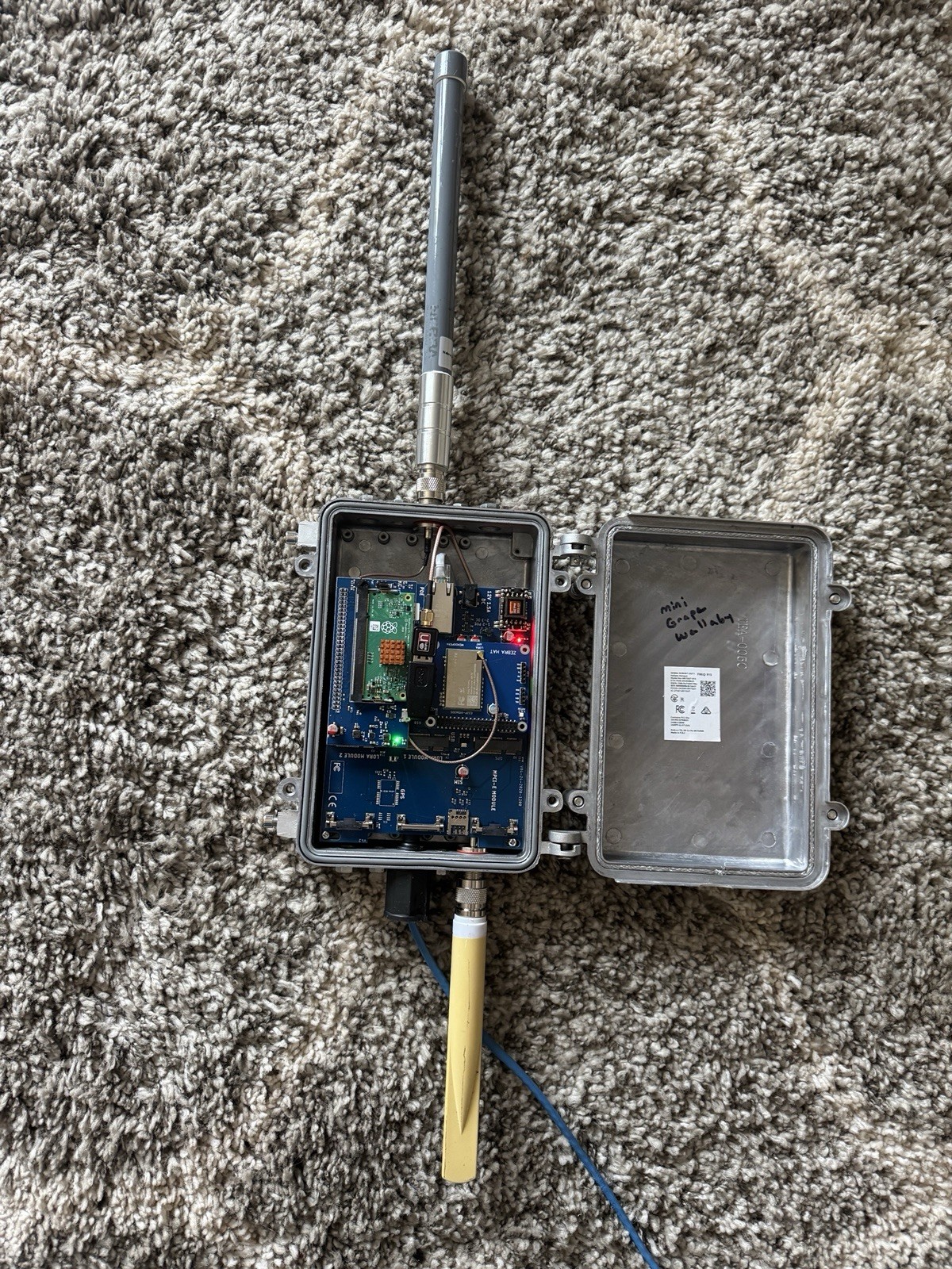 NEBRA OUTDOOR US MESHCORE 1W 30dBm Repeater  BBS Room Server POE 2.4G WIFI pyMC