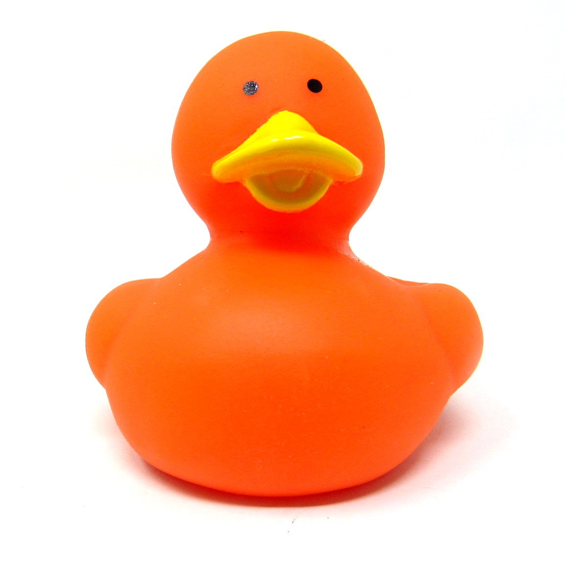 Orange Rubber Duck 2 inch DIY Decorate Solid Color High Quality US Seller