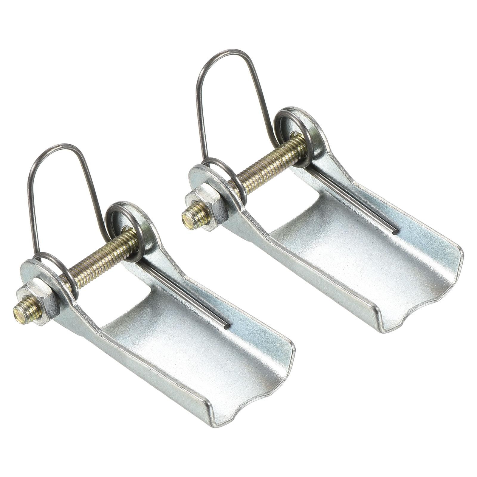 2pcs 1.3" Replacement Hooks Latch Metal Receiver Hitch for Trailer Silver