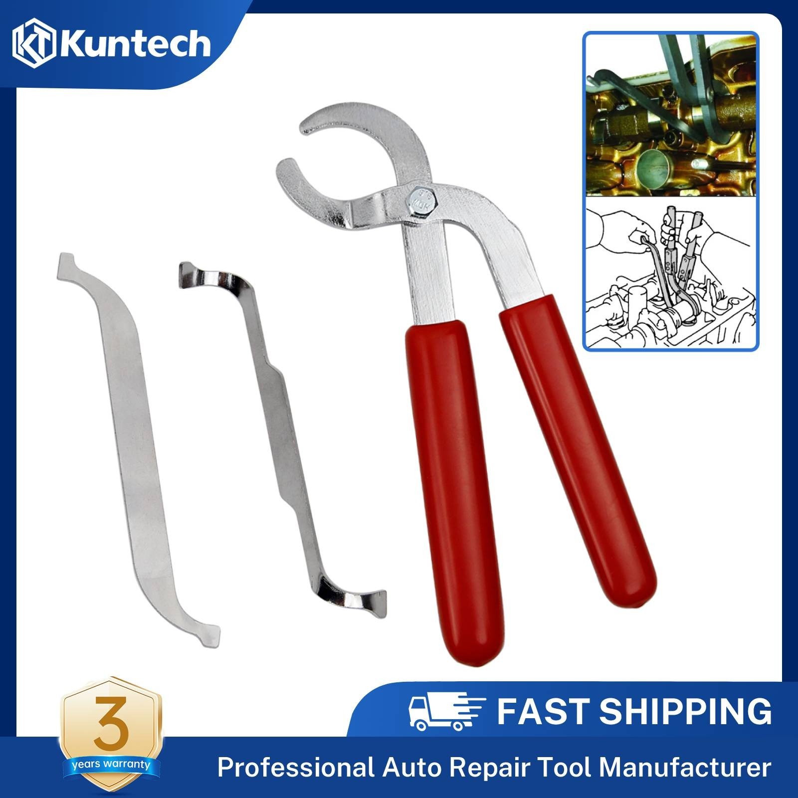 Kuntech Car Valve Adjusting Plier Tool Set,Engine Adjuster Kit For Toyota Nissan