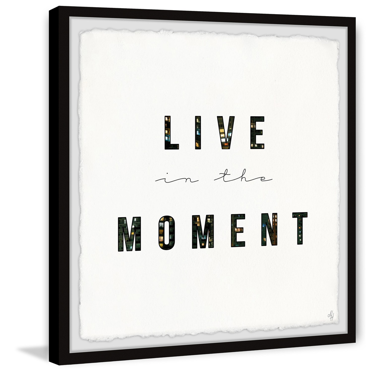 Marmont Hill Live in the Moment II Framed Painting Print 12x12