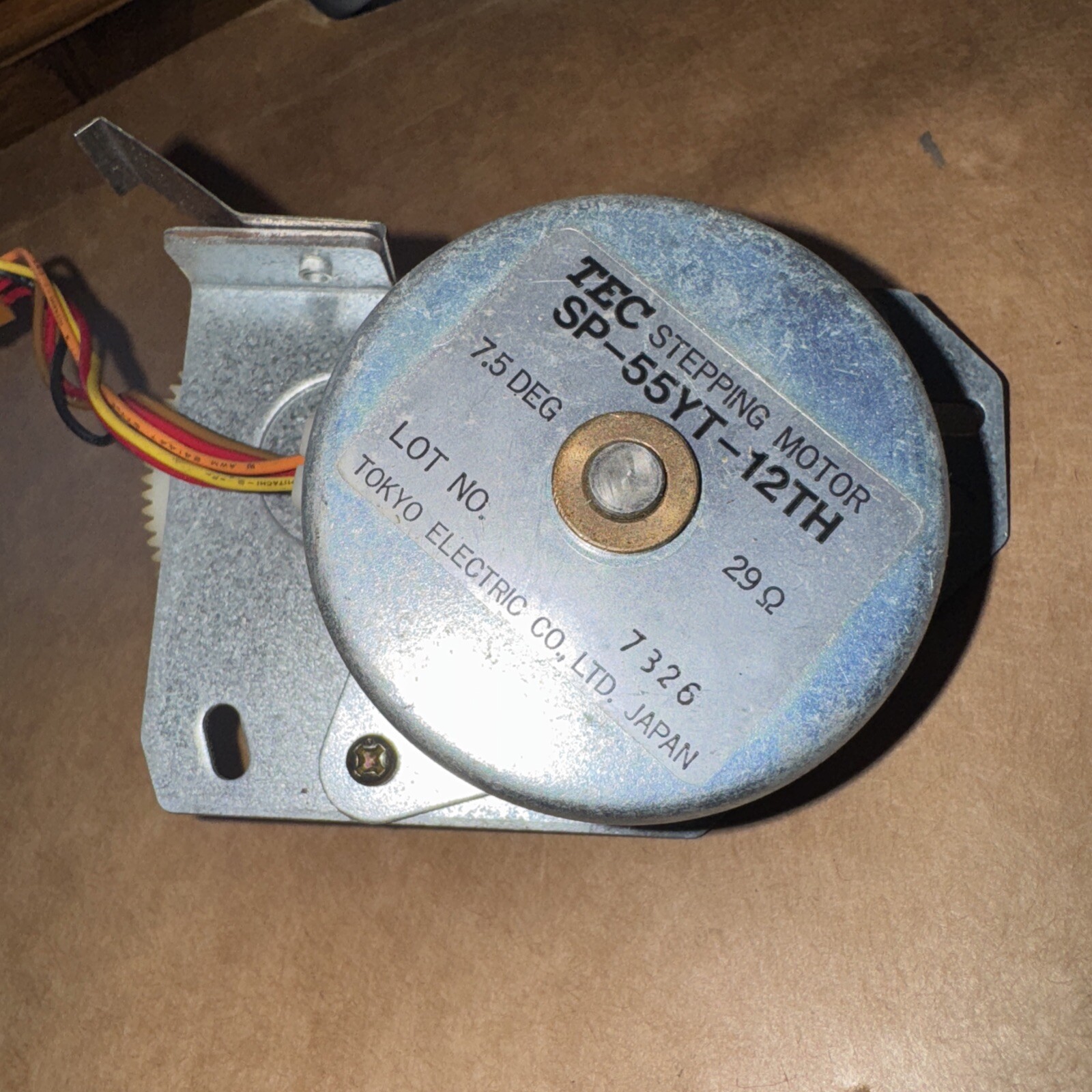 TEC Tokyo Electric Co  Stepping Stepper Motor  SP-55YT-12TH 7.5 Degree  29