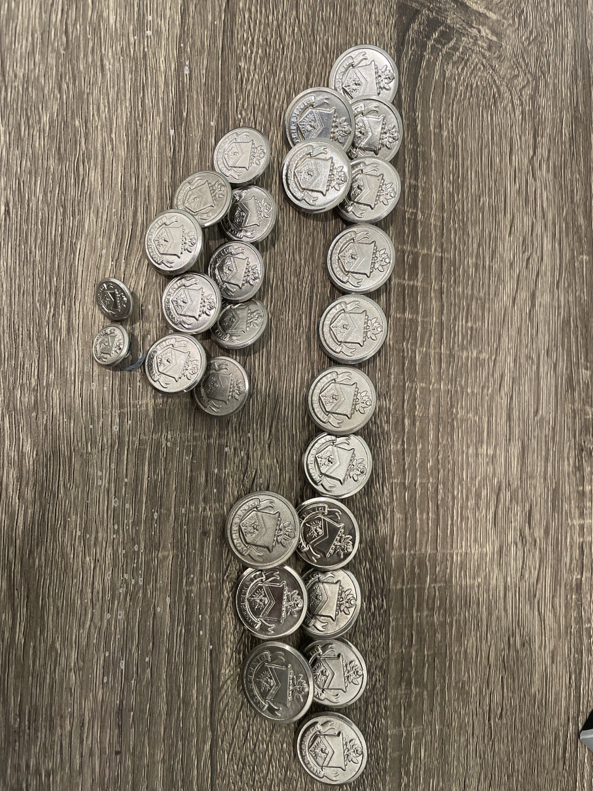 Vintage Pinkerman Detective Agency Uniform Buttons Lot 25+ Mixed