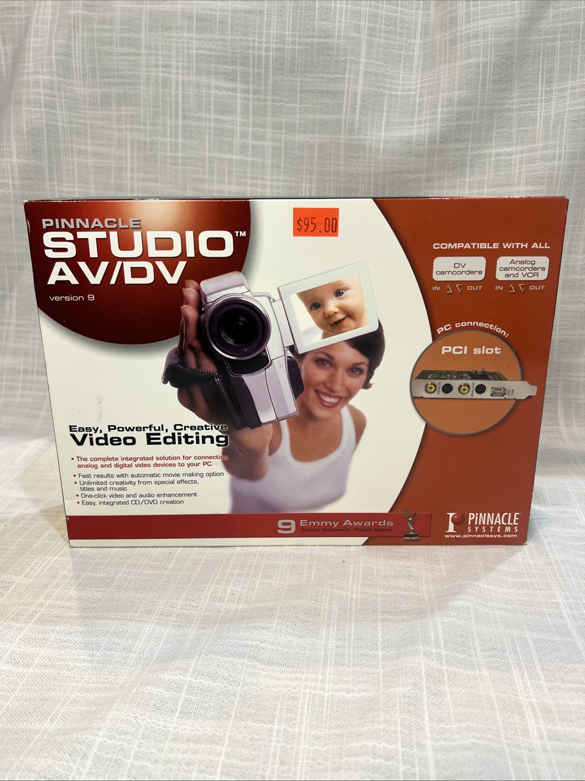 NEW Pinnacle Studio AV/DV Version 9 PCI Slot!