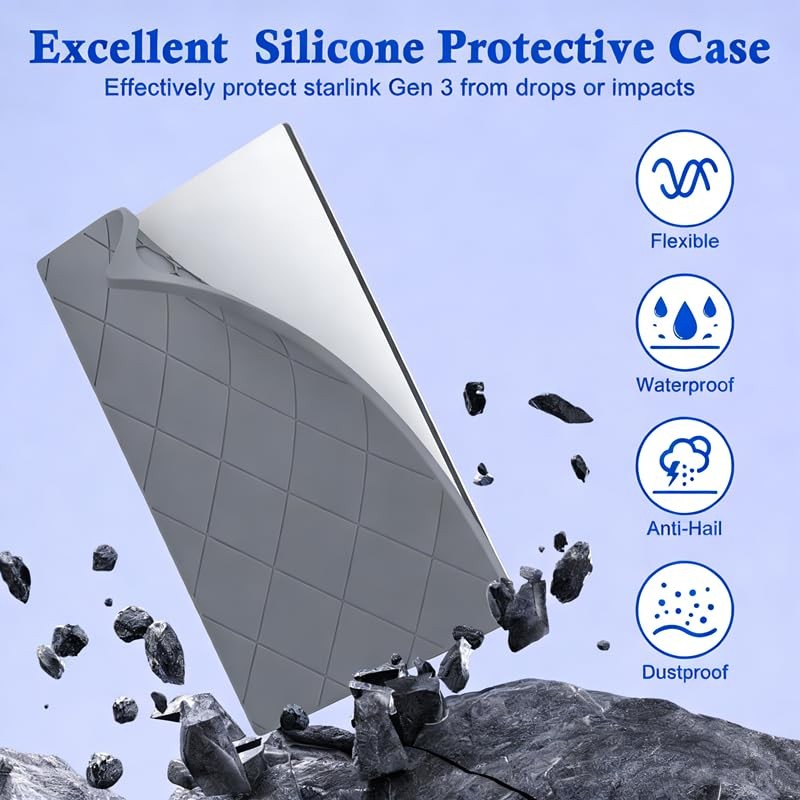 Star-Link Mini & Star-Link Gen 3 Protective Cover Case - Siliconone - Black