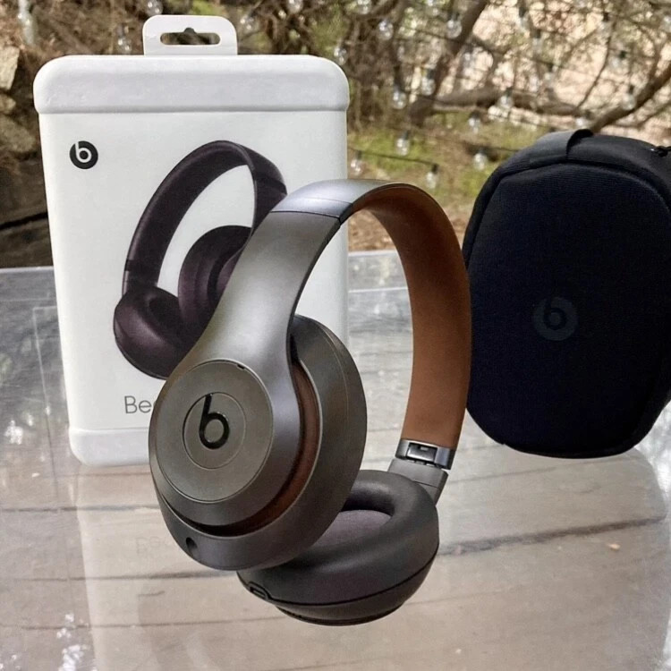 New Beats By Dr. Dre Studio Pro Wireless Over-Ear Headphones - Deep Brown Color