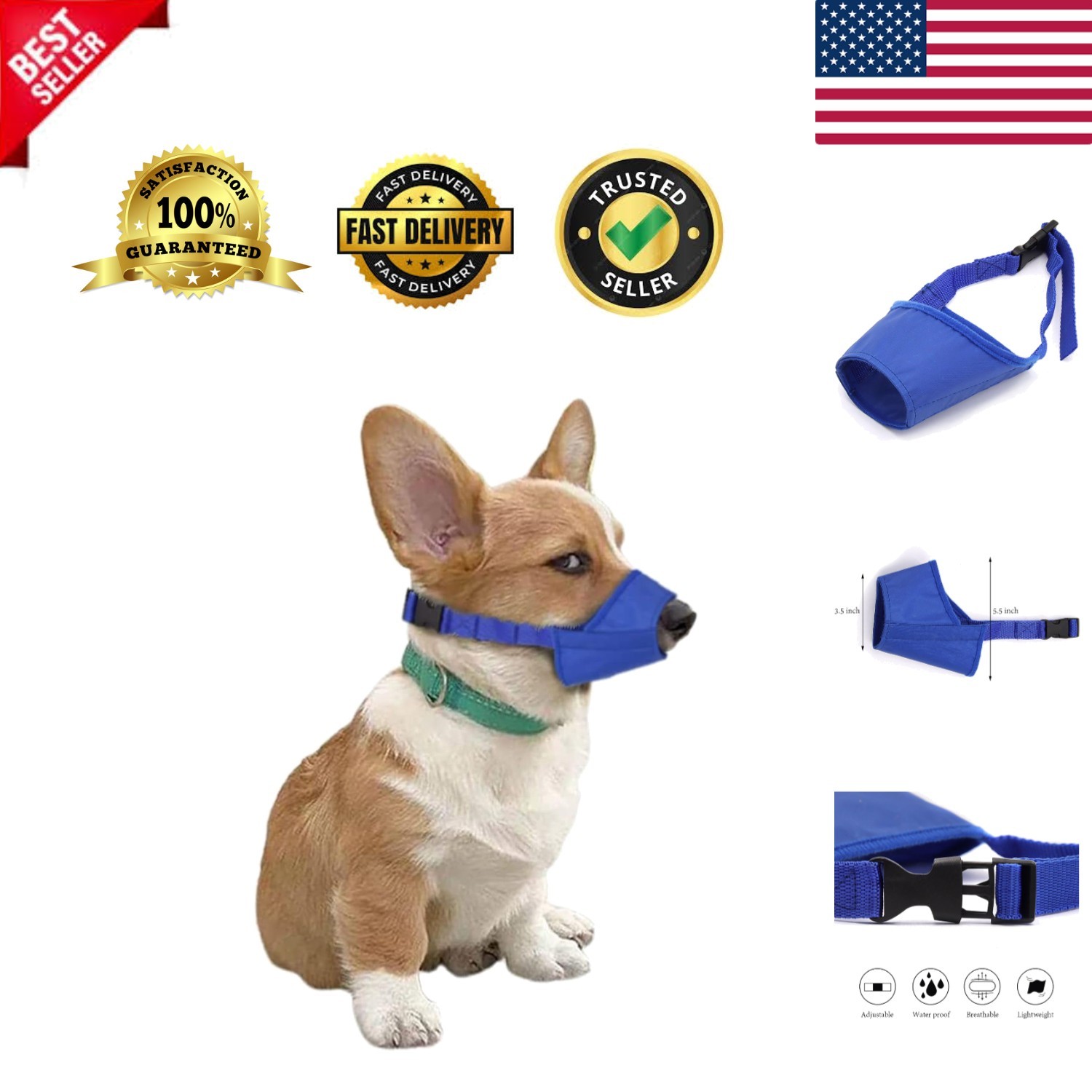 Cozy Quick Muzzle Blue