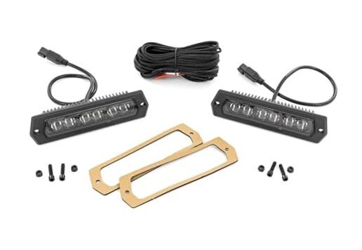 Dual 6" Flush Mount LED Light Bars - Black Series Light Bar, Flush Mount,