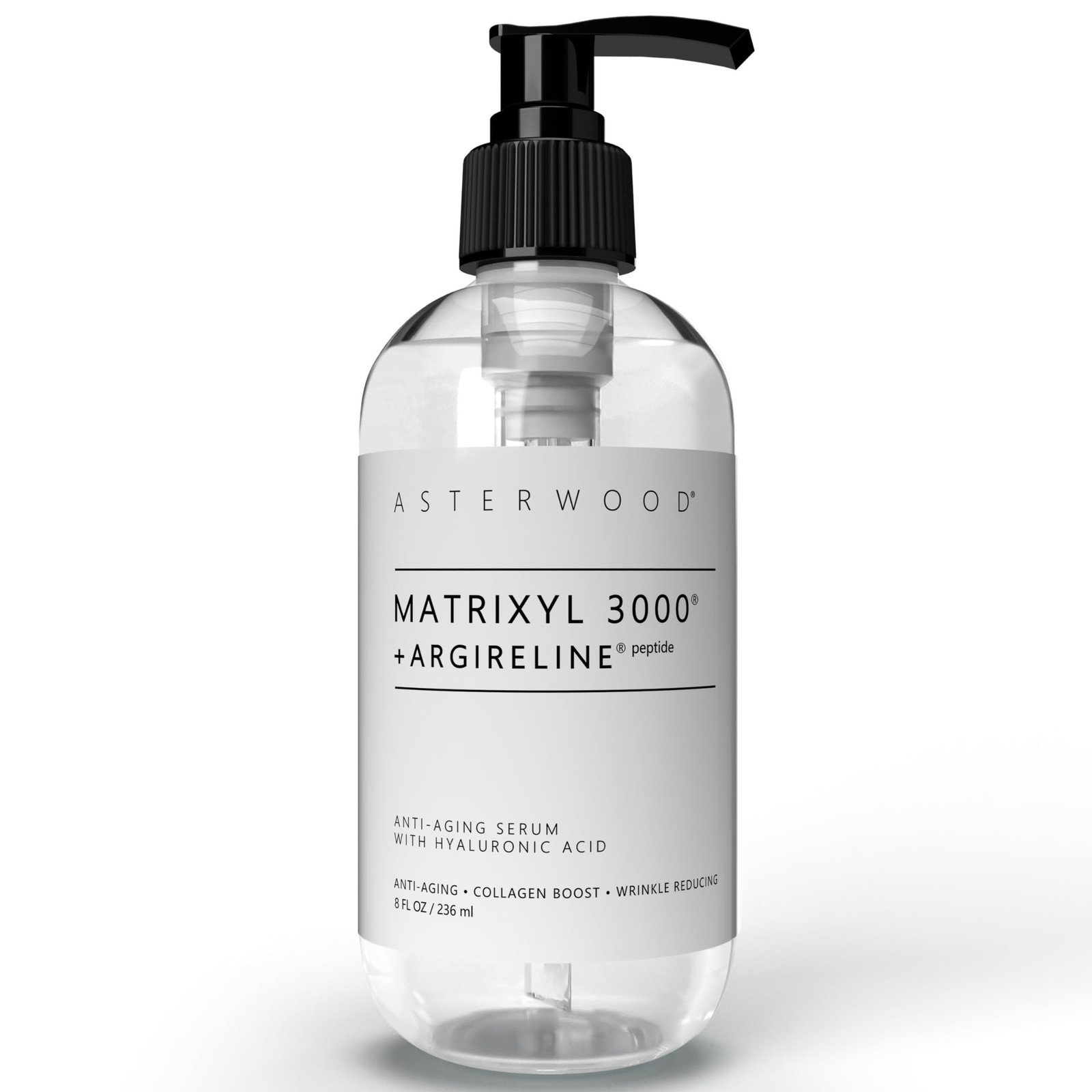 Asterwood Matrixyl 3000 + Argireline Serum for Face - Multi-Peptide, Hyaluronic