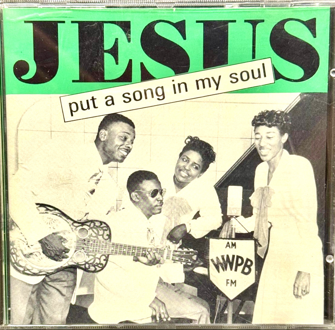 JESUS Put a Song in My Soul.  Rare collectible Gospel audio CD