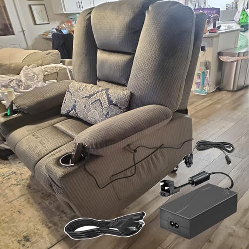 Universal Power Cord for Recliner Chair,Recliner Power Cord Replacement 2-pin