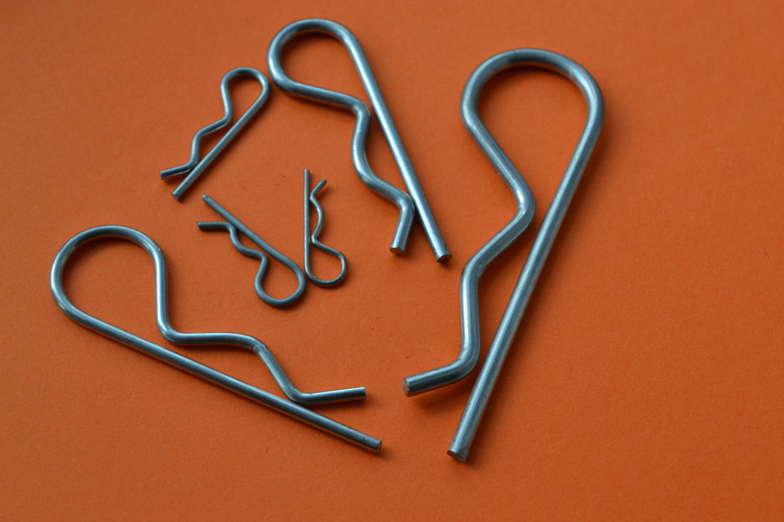 R Clip Clip to Hold Pin 2.5MM Wire 48MM Long 316 Stainless Steel a4 QT 2