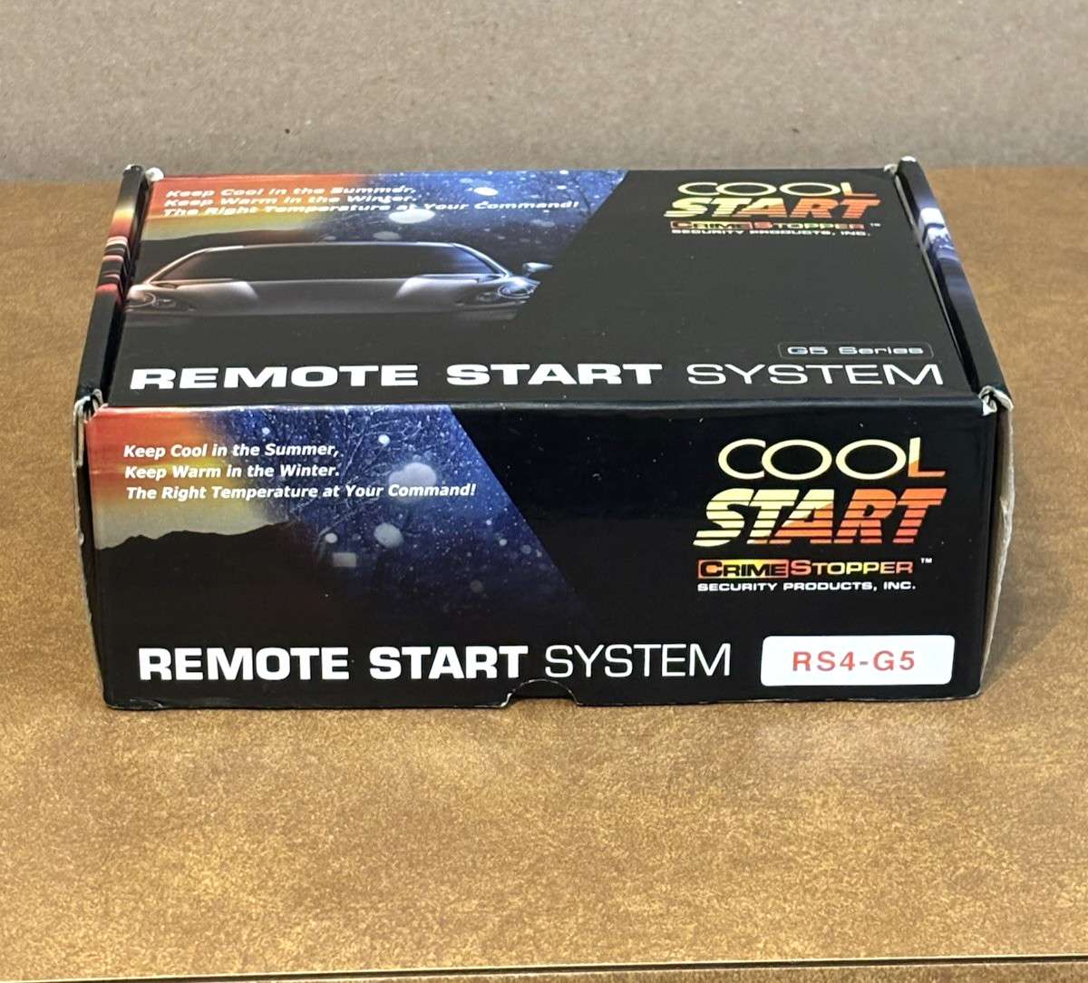 CrimeStopper Cool Start RS4-G5 1-Way Remote Start Keyless Entry System