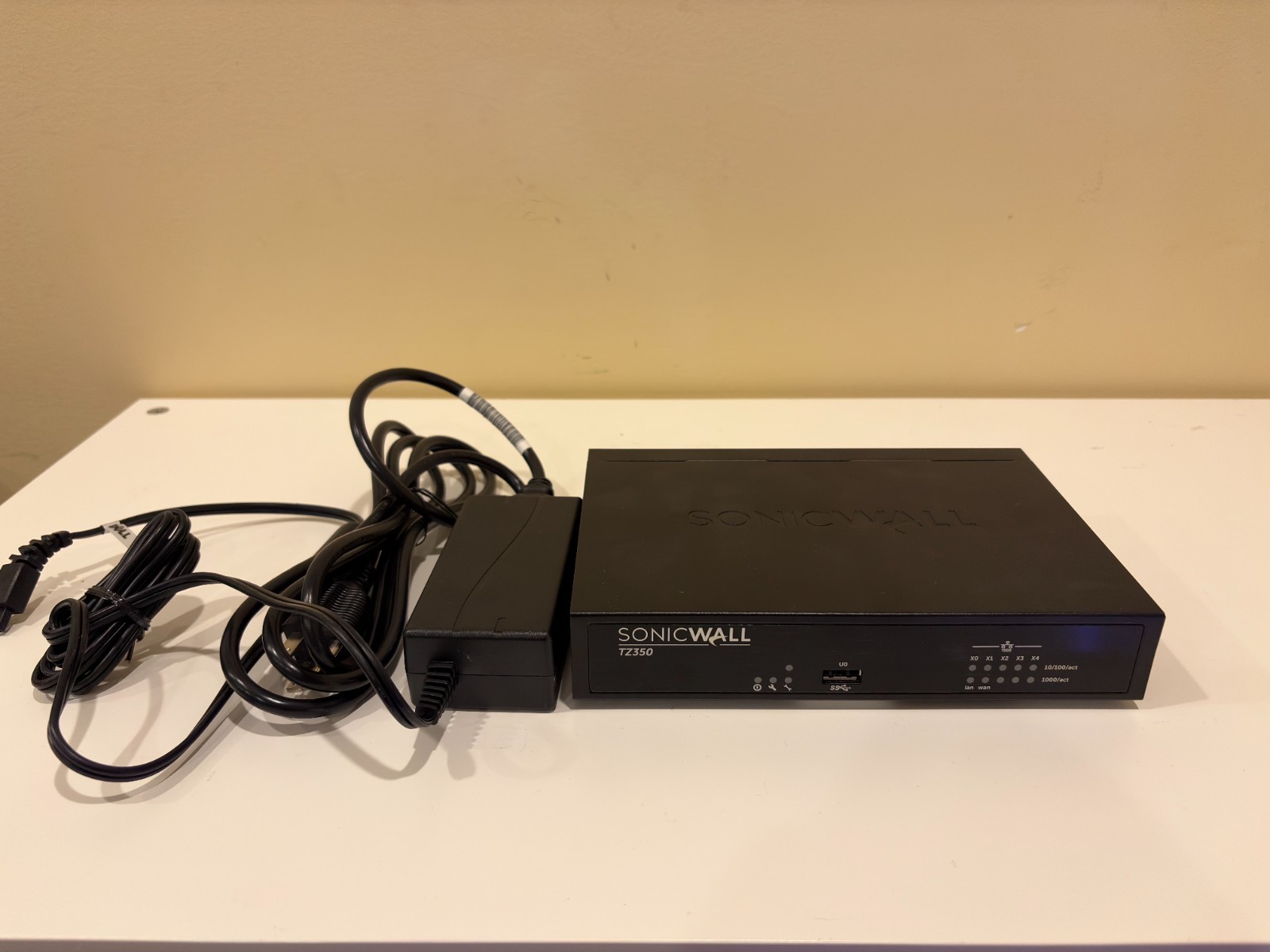 Dell SonicWALL TZ350 Network Security Appliance Firewall Router With Power Cable