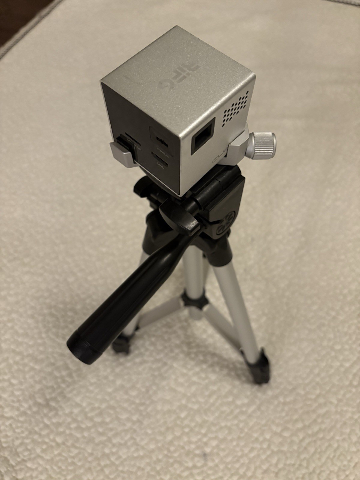 RIF6 Cube Mini Projector with Tripod