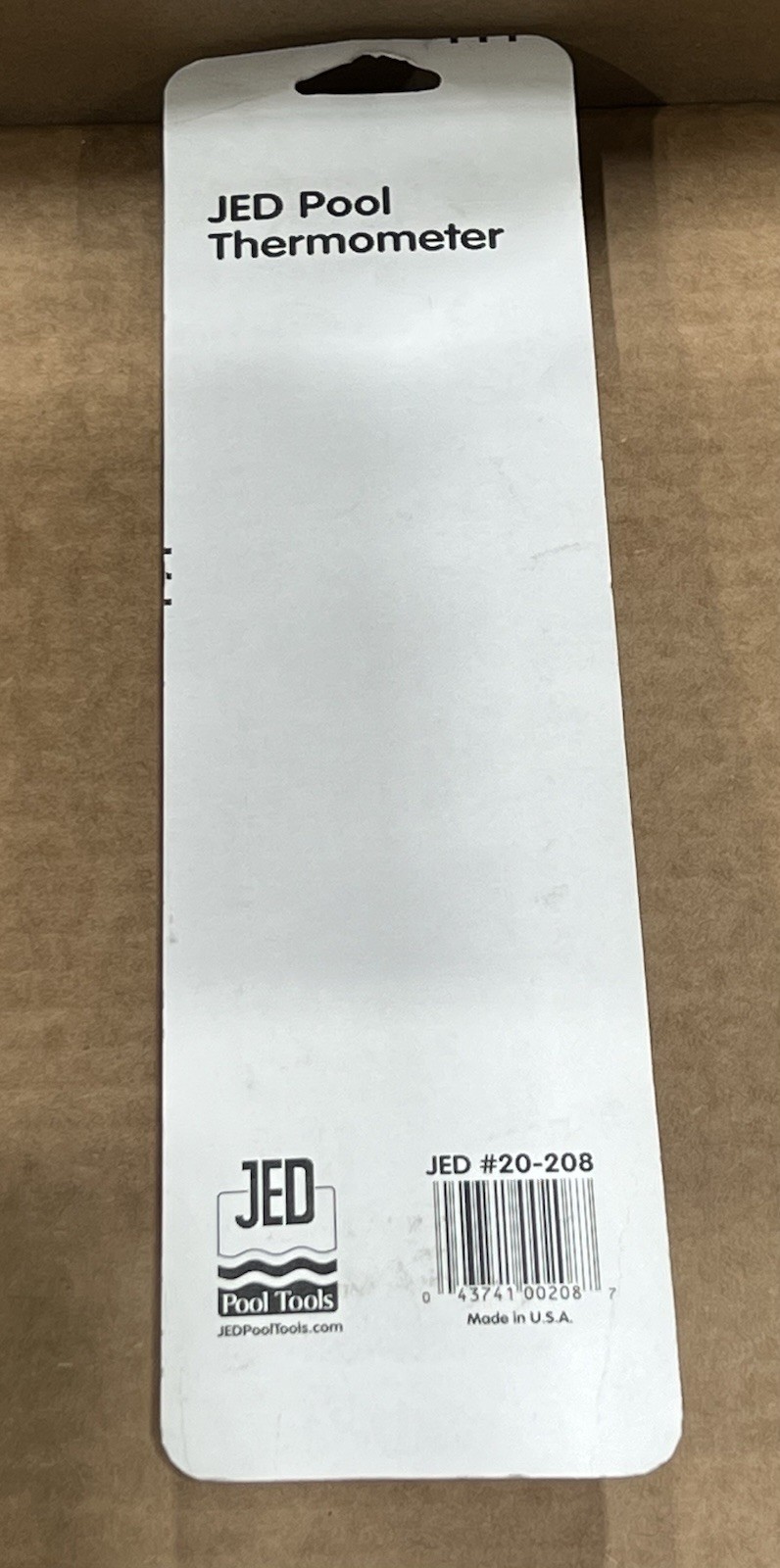 JED Pool & Spa Thermometer Temperature 20-208 JED Pool 10'' New