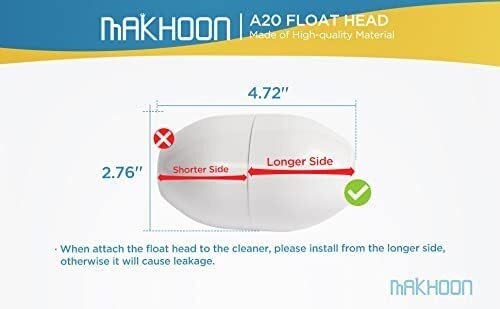 2 Pack A20 Float Head Replacements EA20 for 180 280 360 380 Pool Cleaners