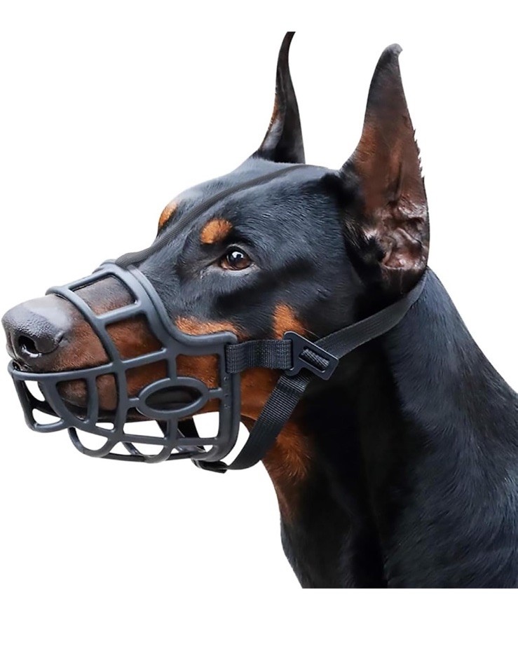 Dog Muzzle Breathable Basket Muzzles for Small Medium Large and X-Large Dogs ...