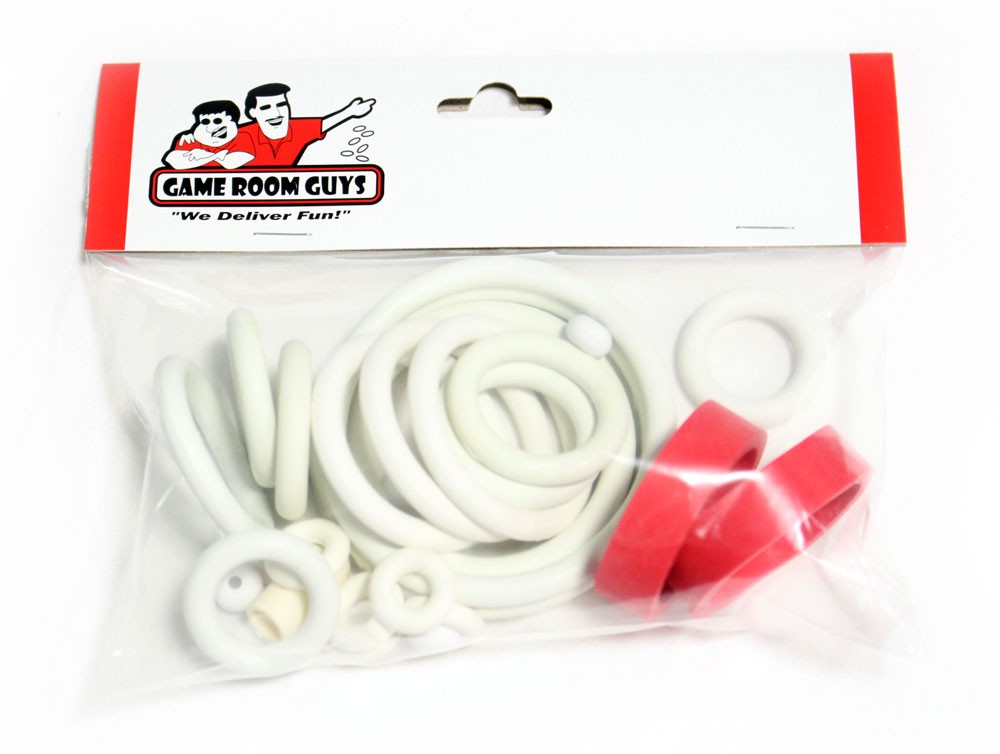 Williams Tri Zone Pinball Machine Replacement Repair Rubber Ring Kit White