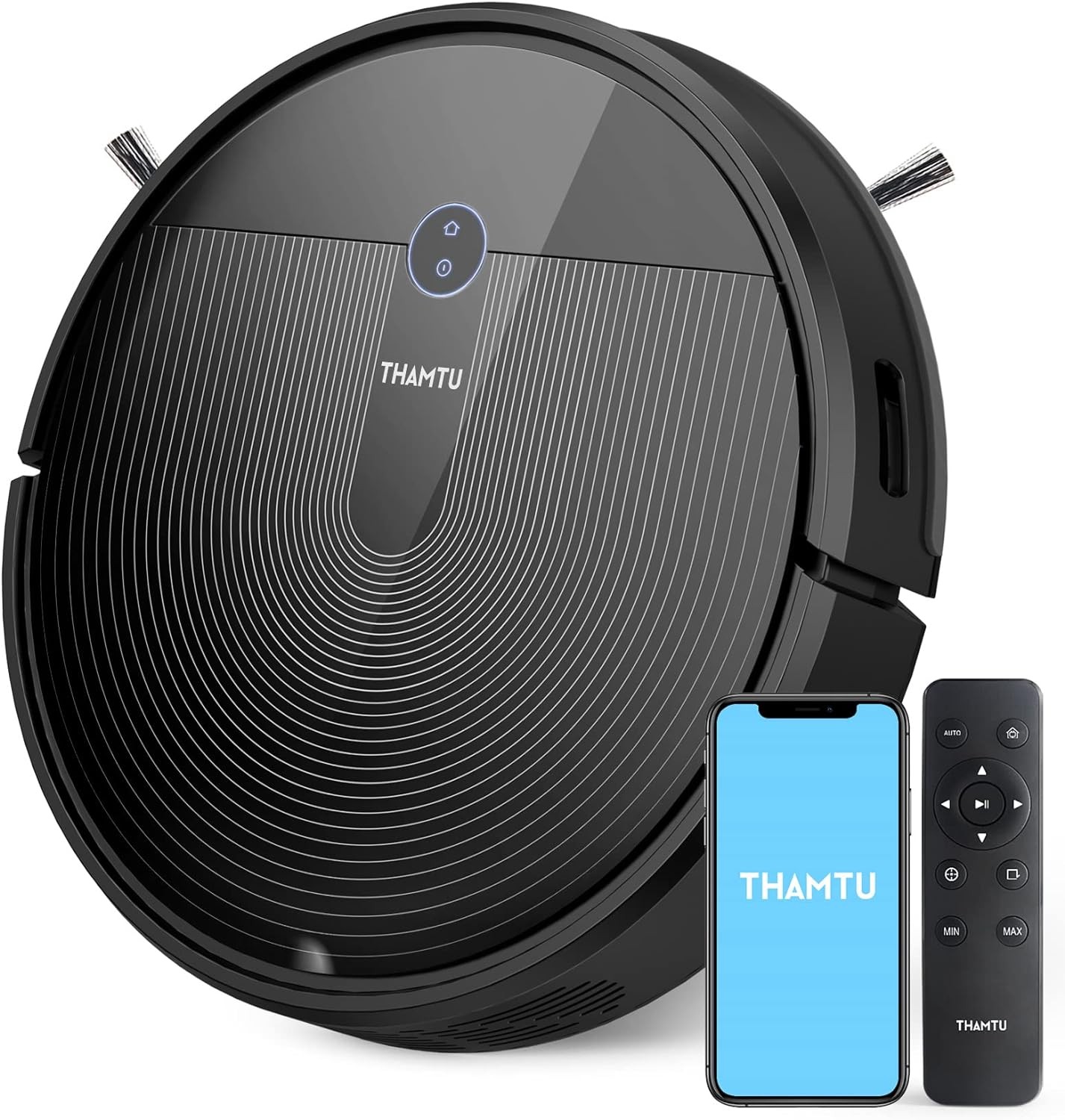 Thamtu G11 Robot Vacuum Cleaner - BLACK - Scratch & Dent
