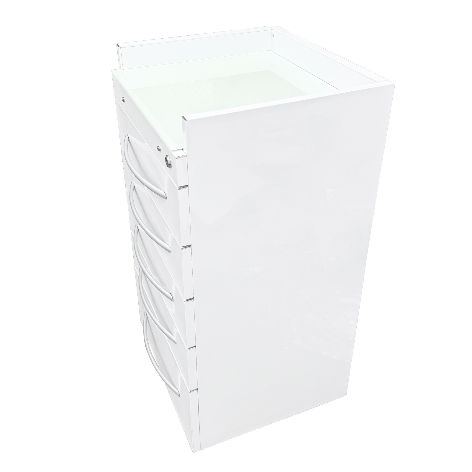 5DrawersDental Assistant's Mobile Cabinet Cart Medical Storage Trolley w/Divider