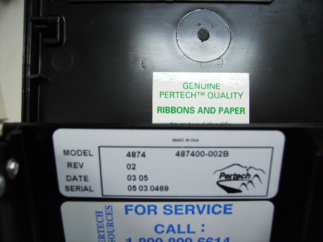 PerTech 487400-002B A470, 4874 Validation Printer