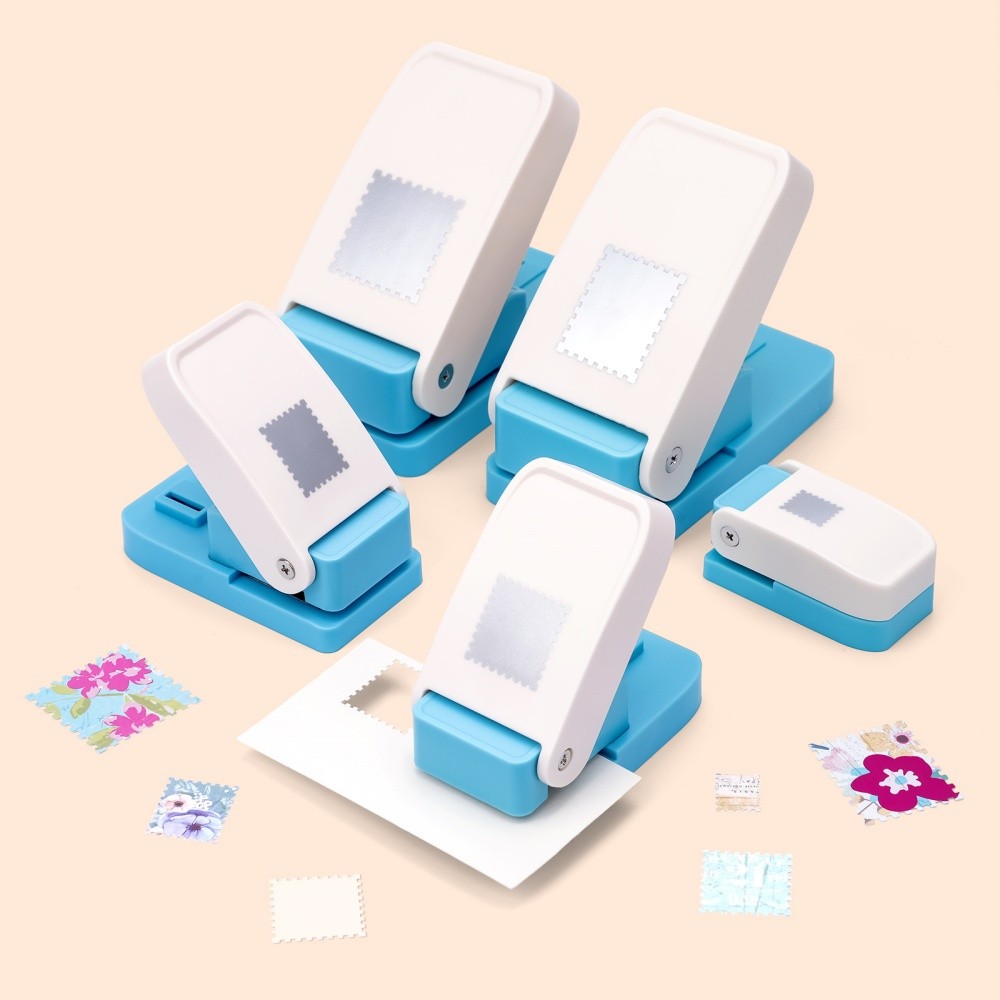 Postage Stamp Punch Available in various sizes for Scrapbooking Journal Craft