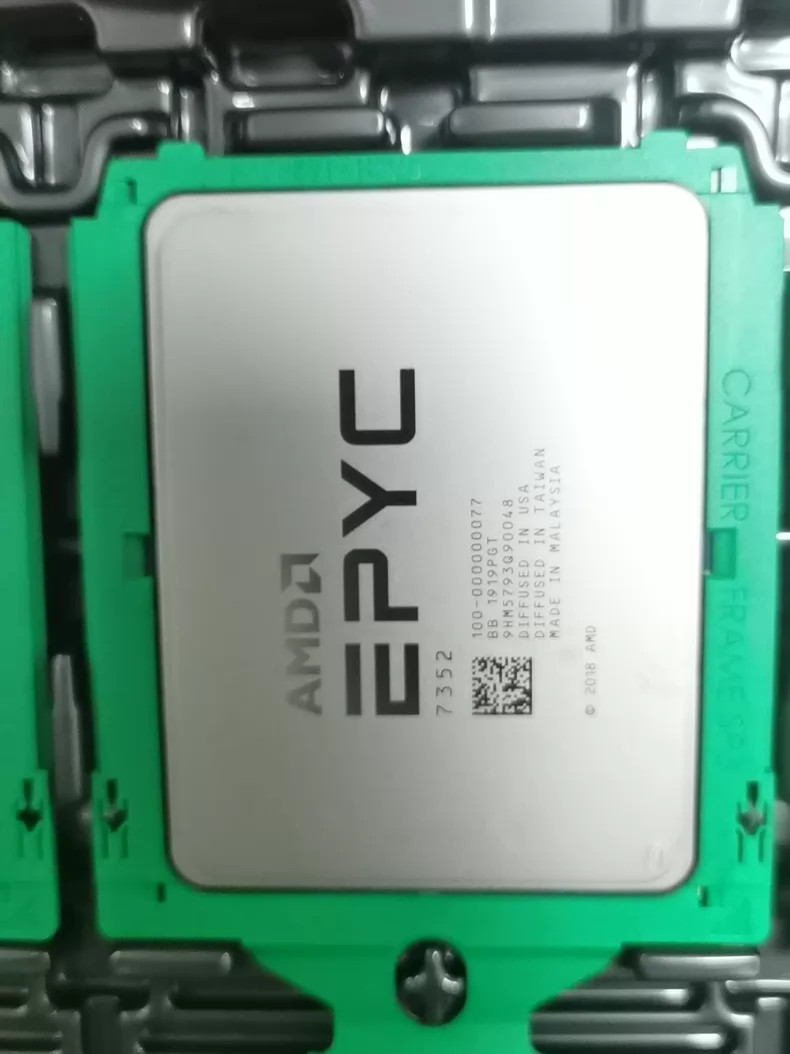 AMD EPYC 7352 2.3GHz 24-Core 48-Thread 128MB L3 155W SP3 Server CPU Unlocked
