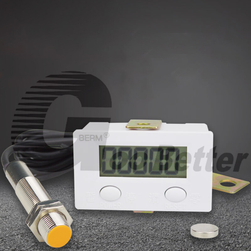 New 5 6 Digits LCD Display Electronic Counter With Sensor Control Counter