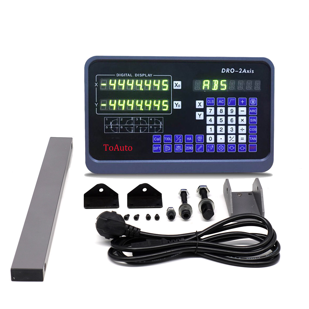 TOAUTO Digital Readout DRO Read Head Sensor 1um Magnet Linear Scale 100mm-6000mm