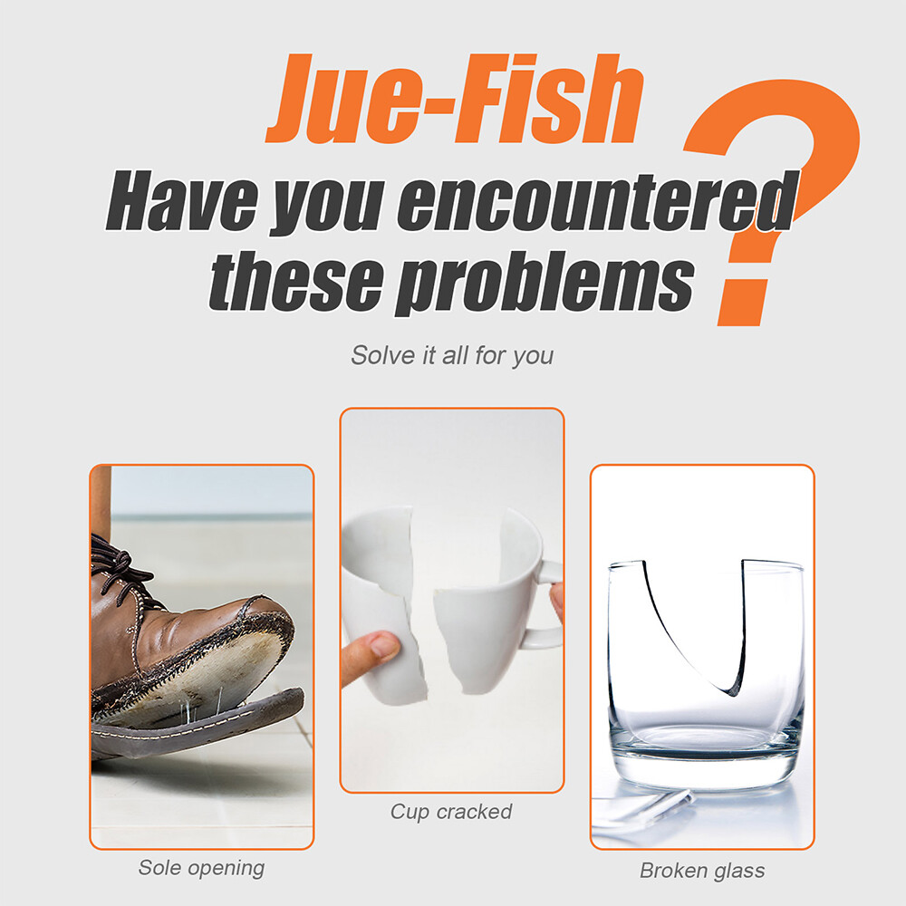 Jue-Fish Glue, 50ML Welding High-Strength Oily Glue, Multifunctional Oily Glue